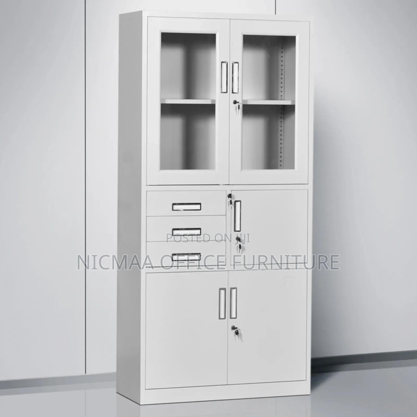 File Cabinet: Secure Steel Office Storage With Safe