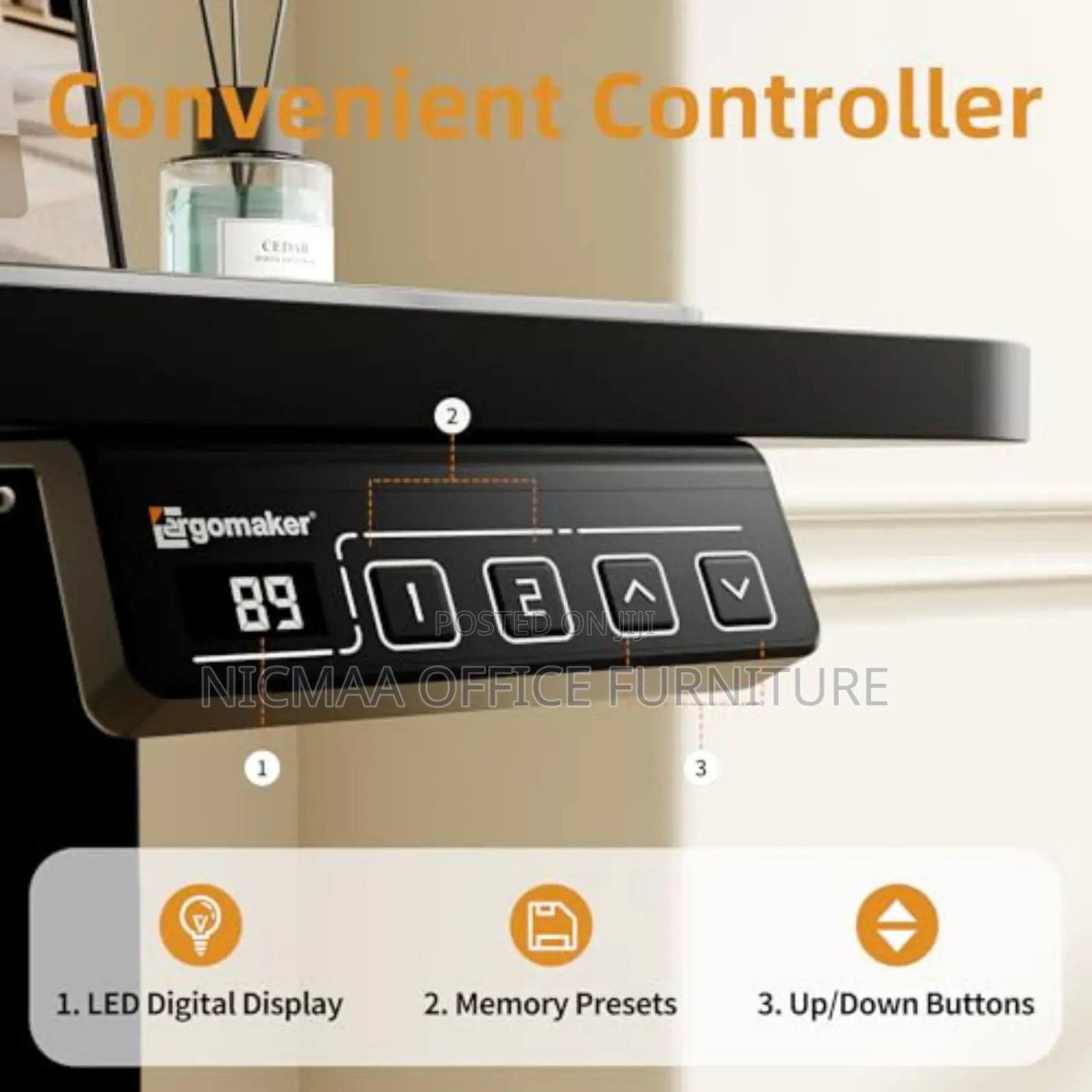 Adjustable Table: Smart Electric Height-Adjustable Desk