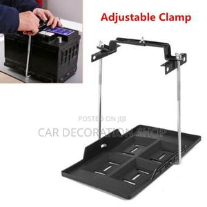 Adjustable Universal Battery Clamp With Tray - thumbnail 2