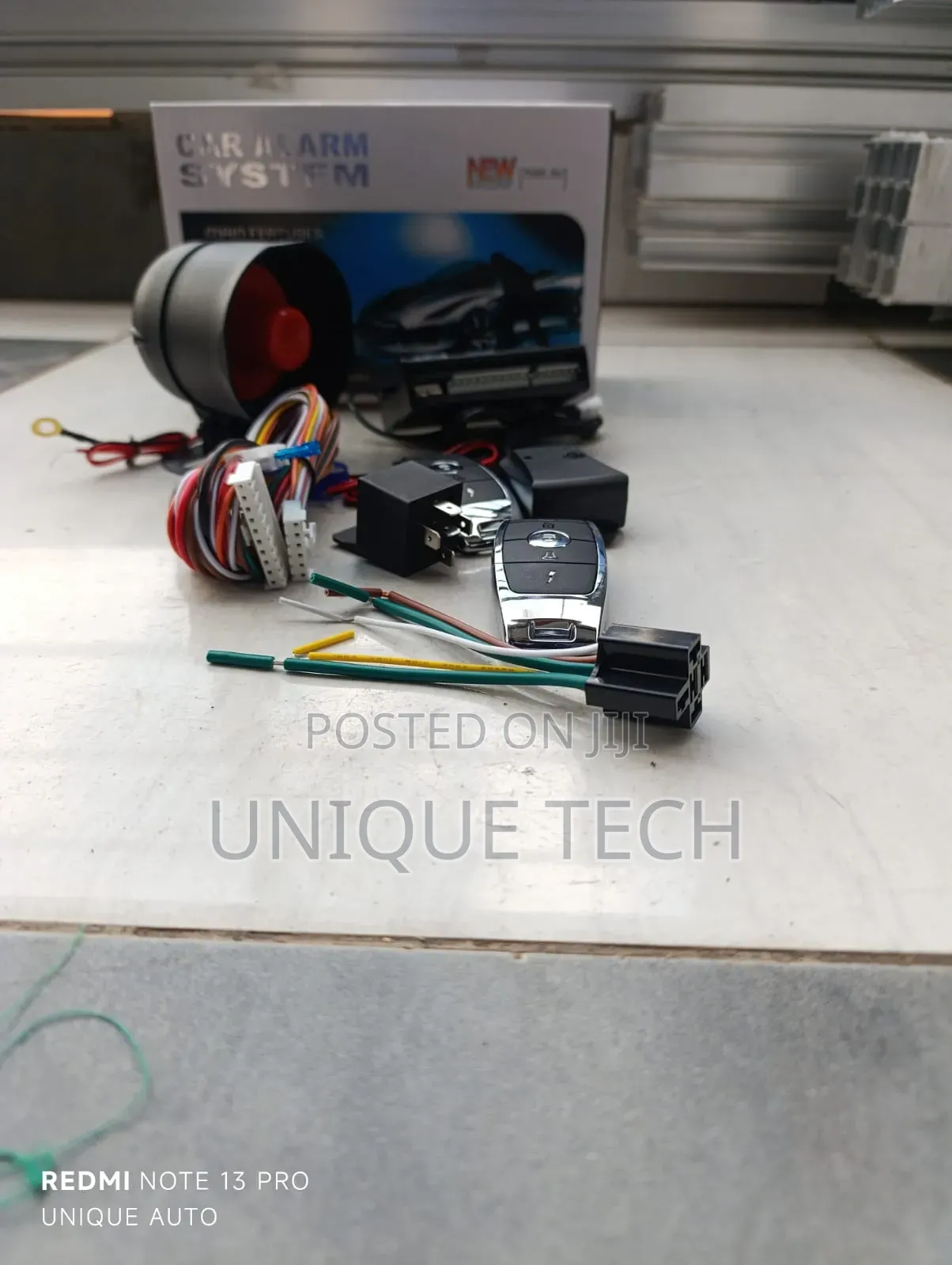 Anti-theft Car Alarm With Engine Cutout Feature