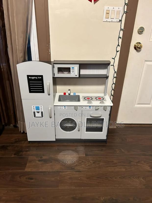 Wooden Pretend Kitchen Set - main view