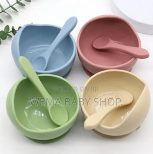 Baby Silicone Bowl With Matching Spoon - thumbnail 2