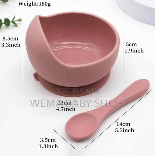 Baby Silicone Bowl With Matching Spoon - thumbnail 5