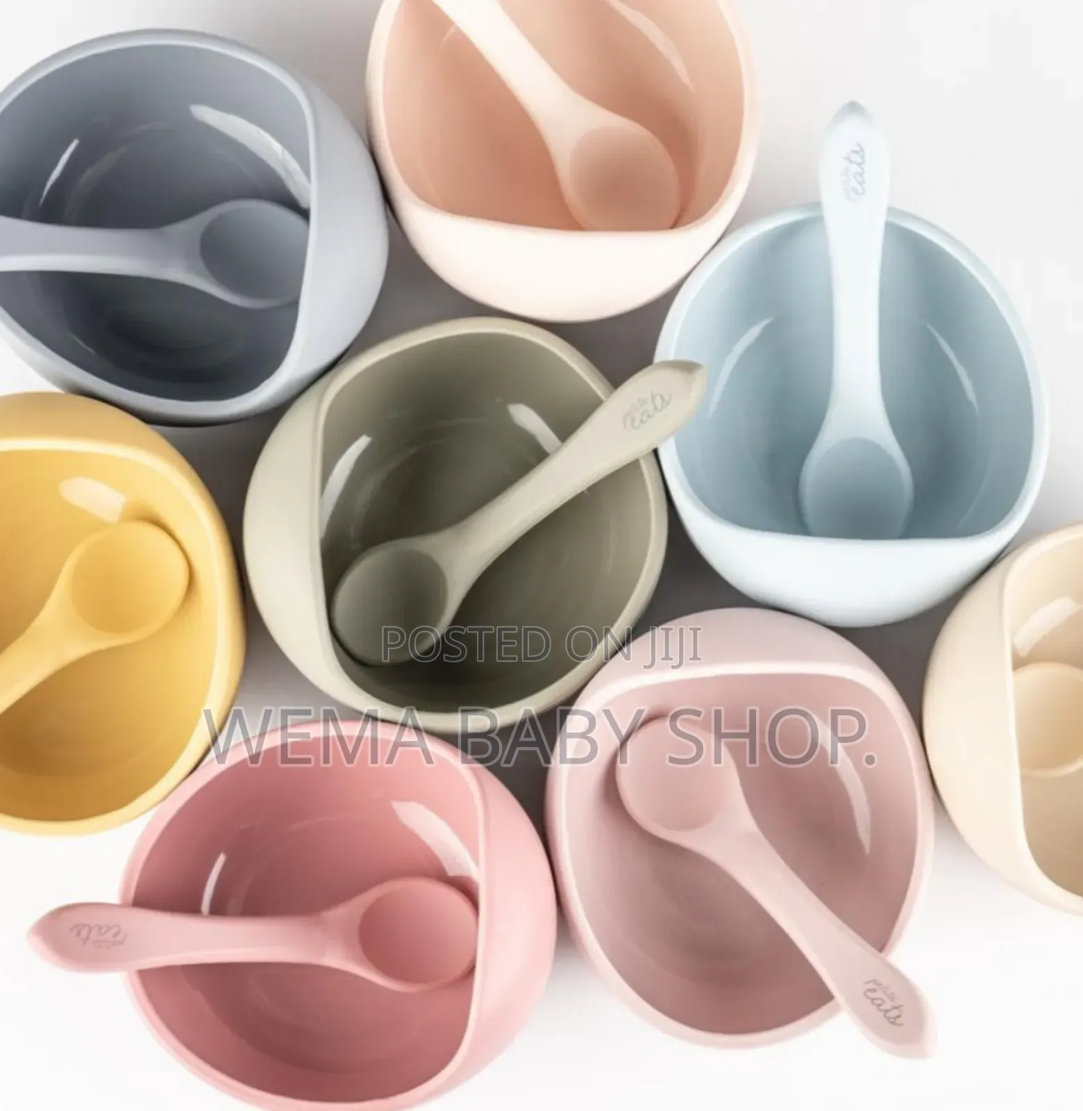 Baby Silicone Bowl With Matching Spoon