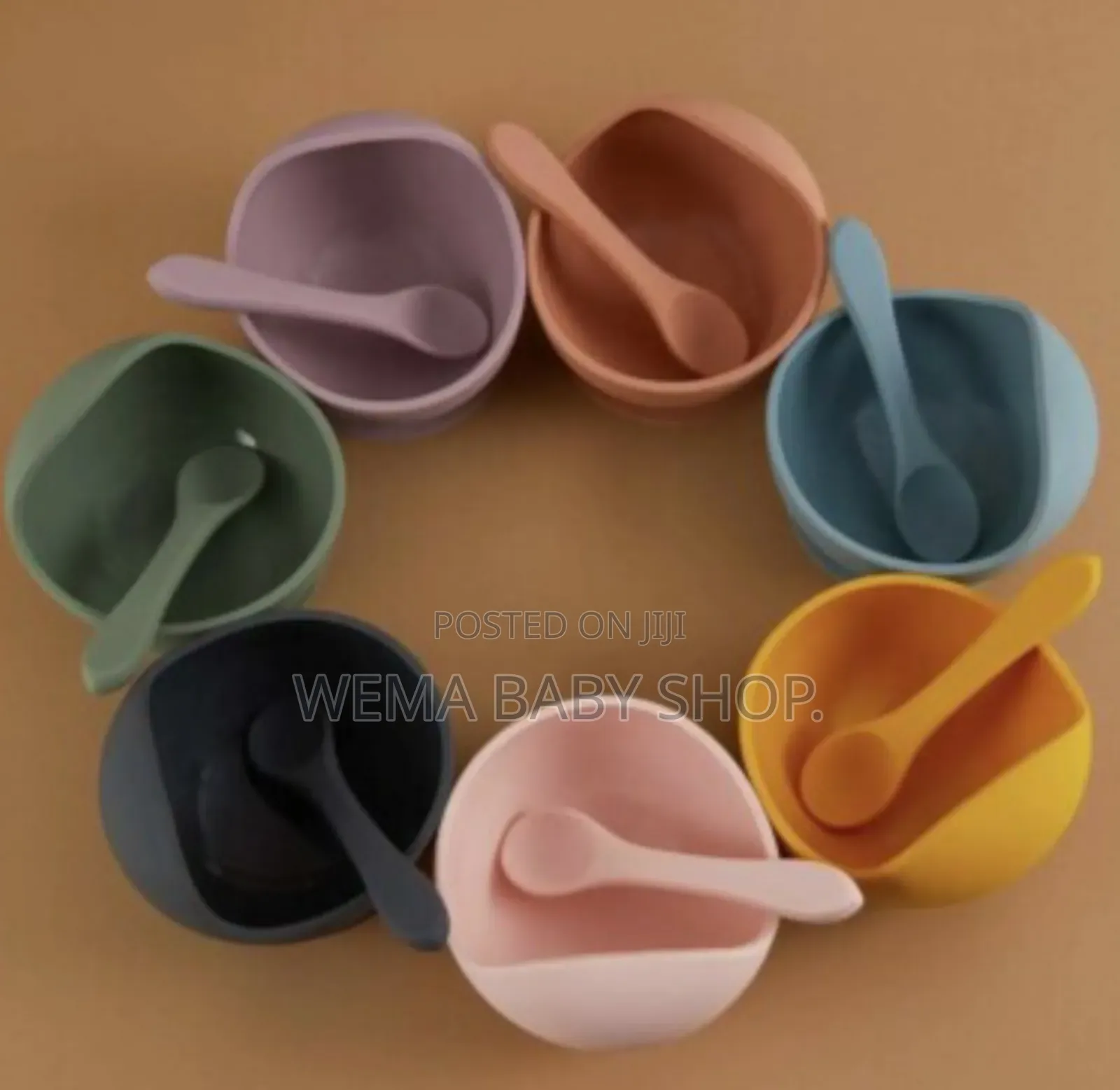 Baby Silicone Bowl With Matching Spoon