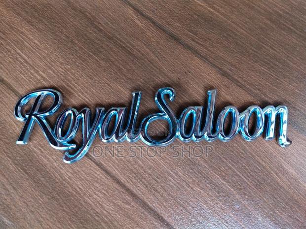 Royal Saloon Letter Replacement Boot Decal Badge