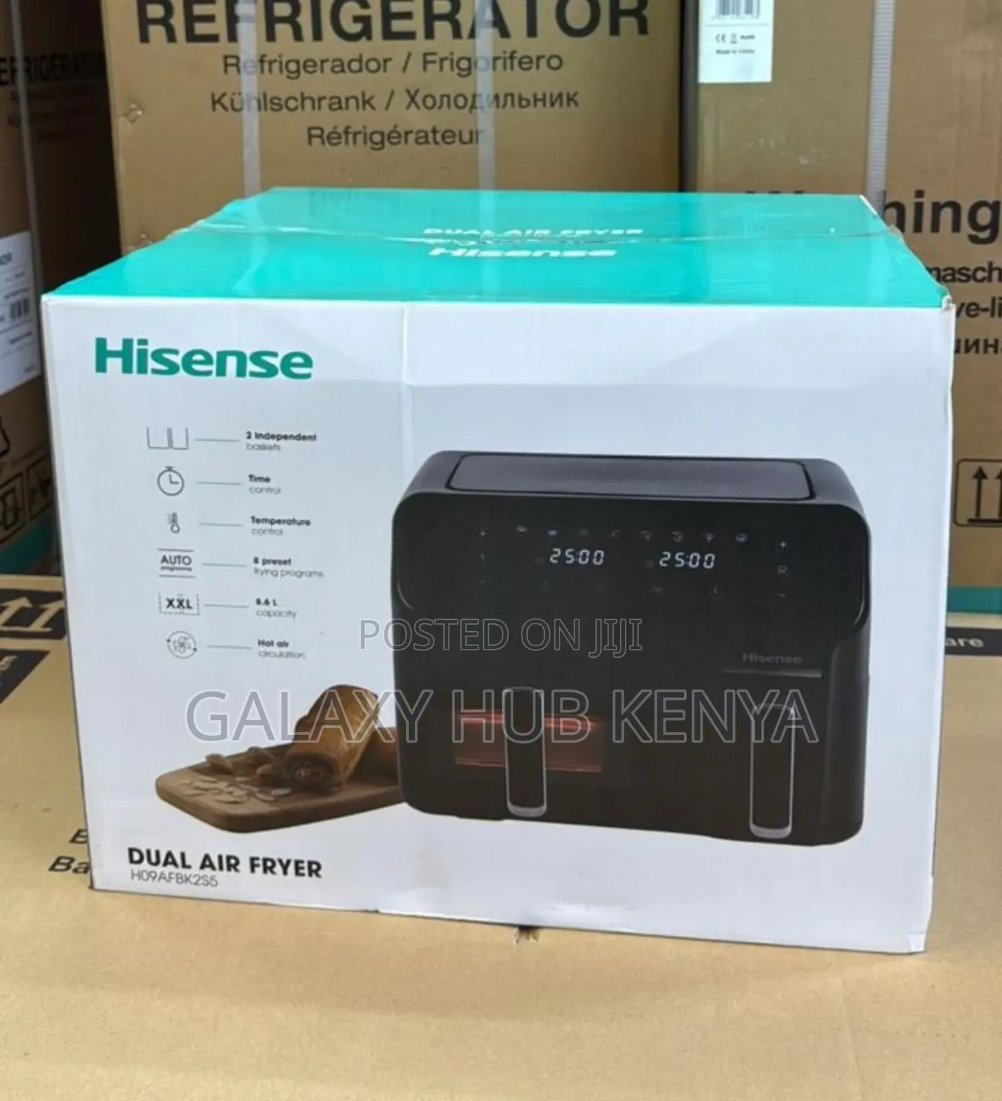 Hisense 8.6l Dual Air Fryer H09afbk2s5
