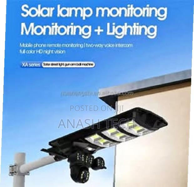 Solar Floodlight Camera Street Light Cameras - main view