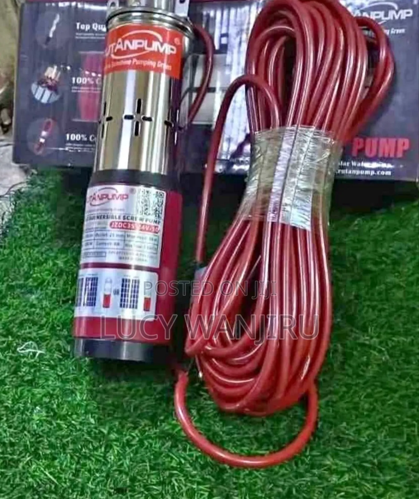 250w Solar Submersible Pump/ Rutan Dc Pump Submersible