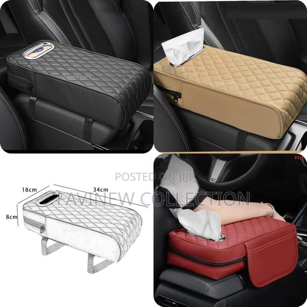 Car Armrest With Tissue Storage