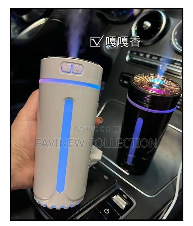 Wireless Car Air Humidifier With Colorful Night Light