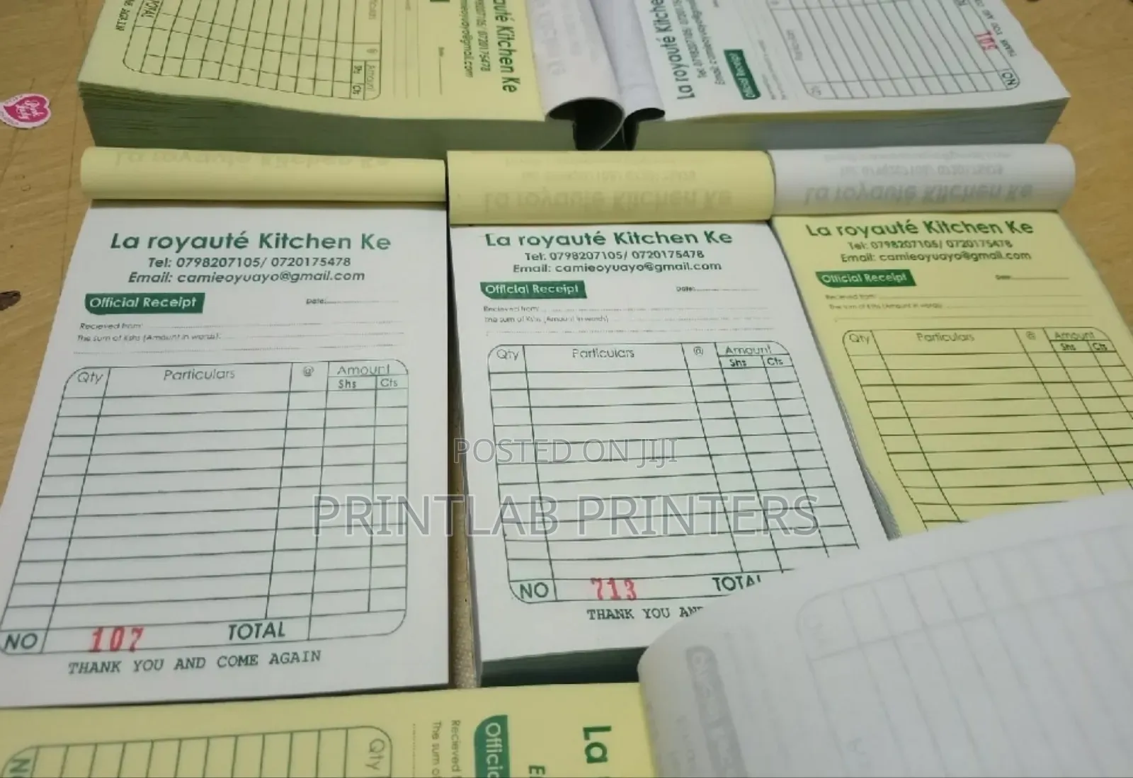 Receipt Book