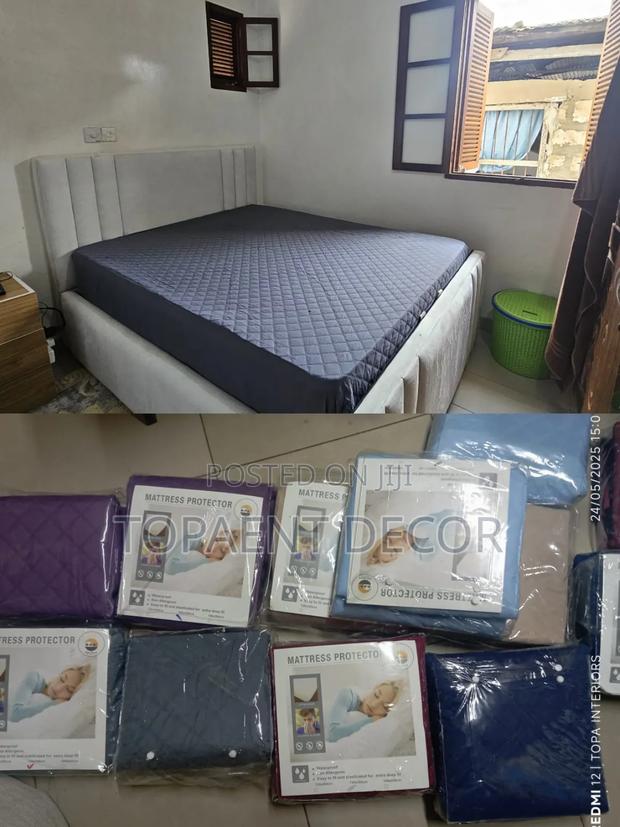 5by 6 Quilted Urine Proof Mattress Protector - main view