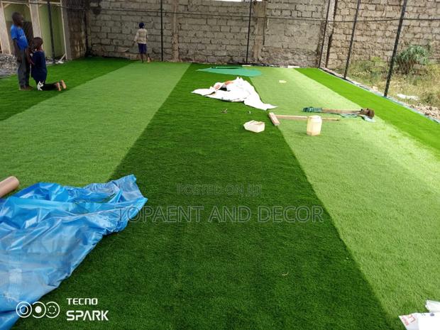 Evergreen Compound With Grass Carpet No Water Needed - main view