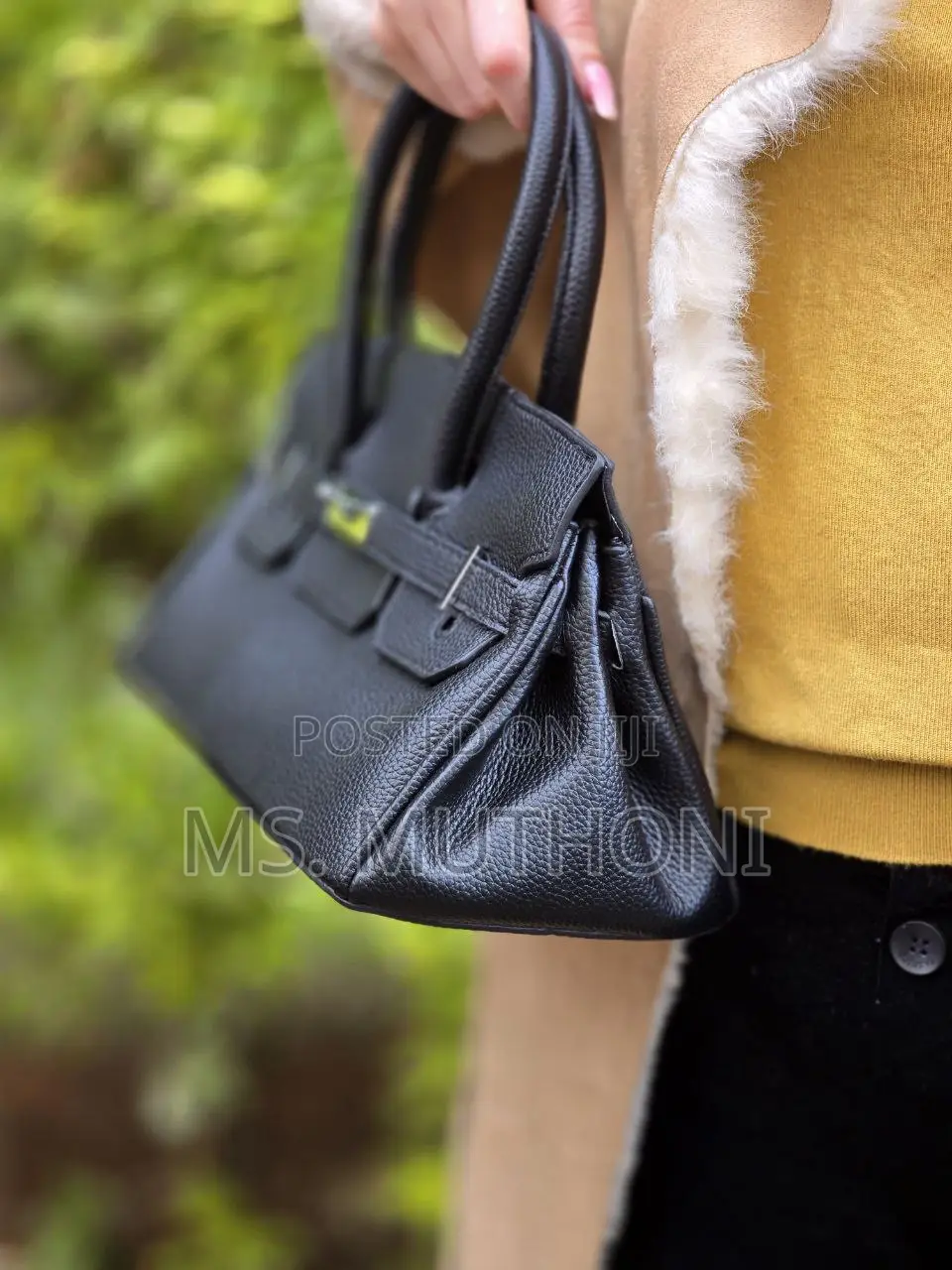 Hermes Black Clemency Bag   