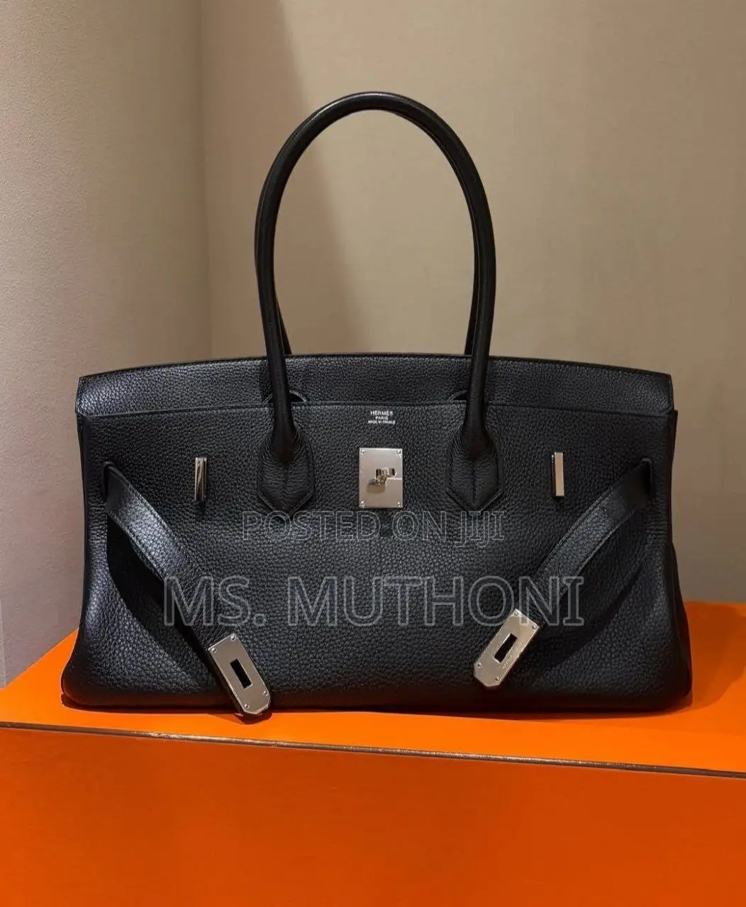 Hermes Black Clemency Bag   