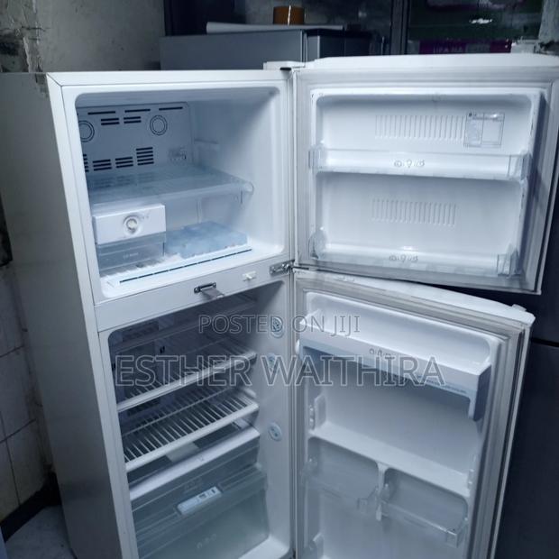 White Lg Stabilizer Double Door Fridge - thumbnail 2