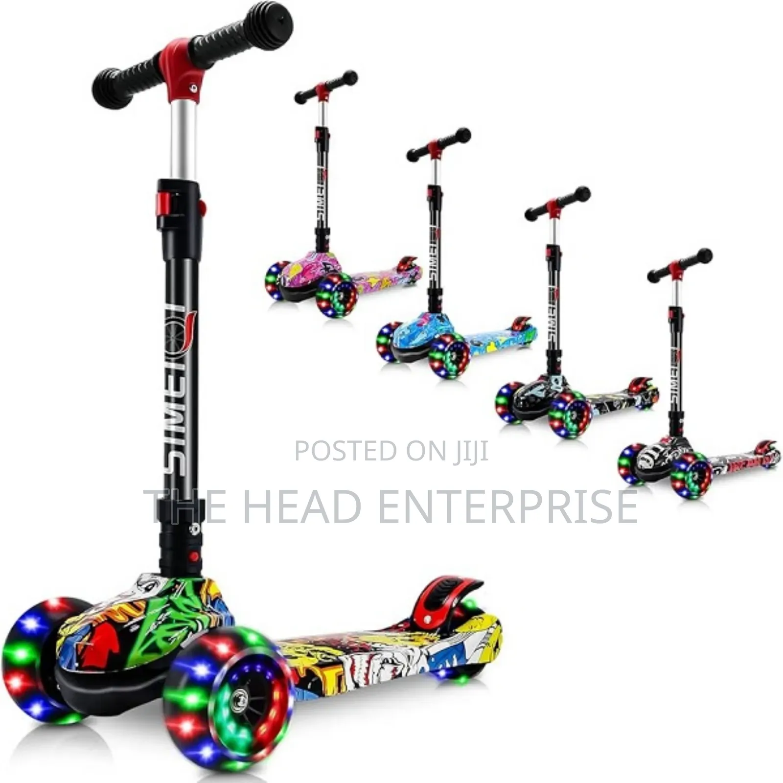 Scooter for Kids With Flickering Wheels