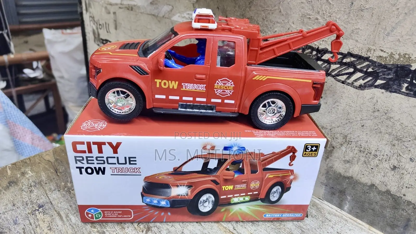 Battery Operated City Rescue Truck