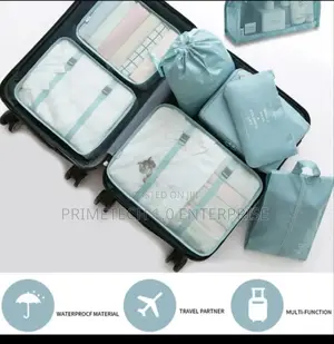 8pcs Travel Kit Organiser-Oxford