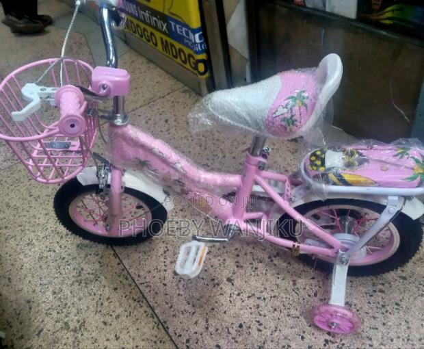 Girls Pink Bike 12 - main view
