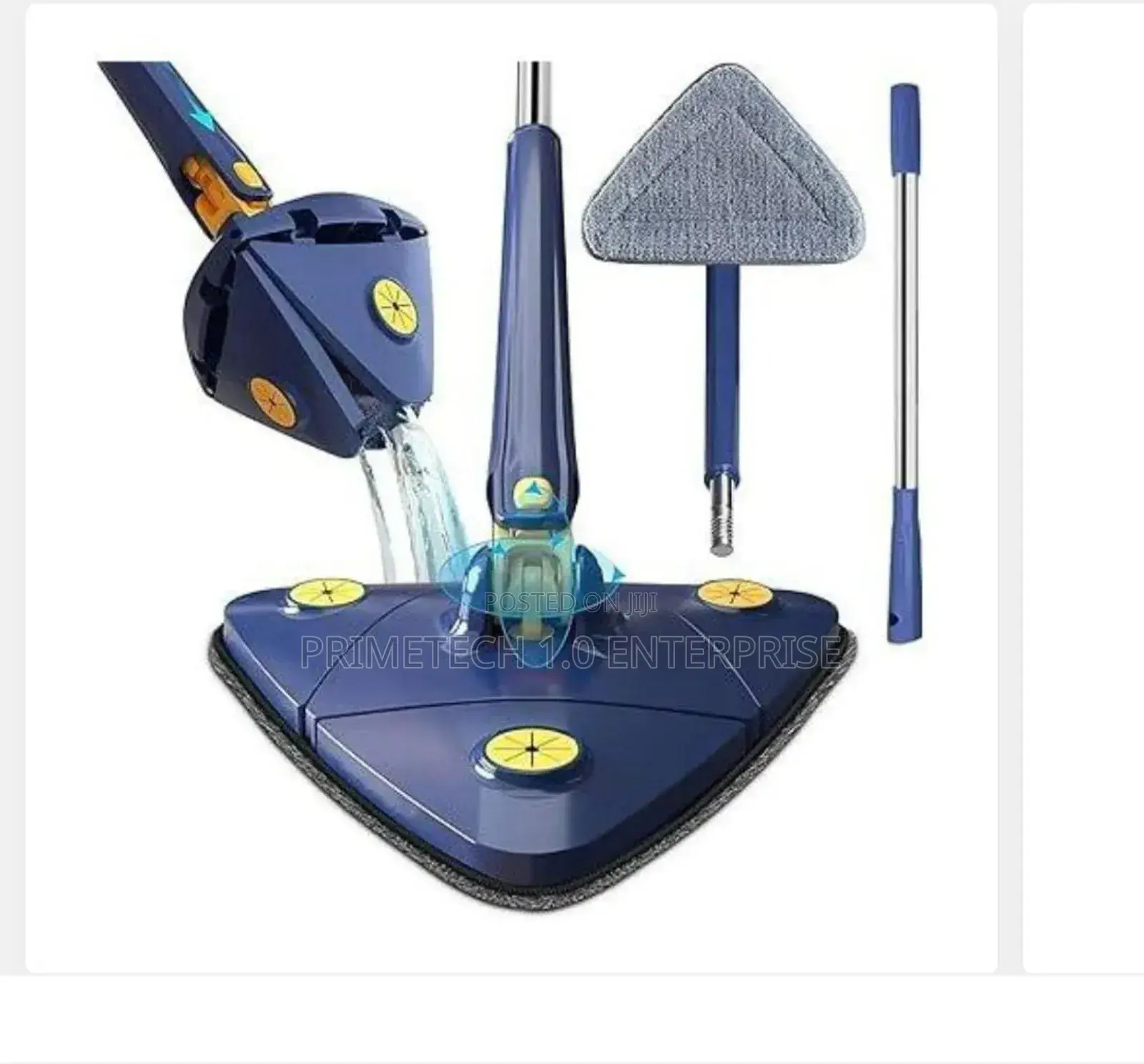 Triangle Mop, Adjustable Cleaning Mop
