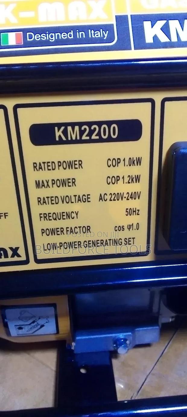 Powerful K-Max Gasoline Generator Km2200 - thumbnail 3