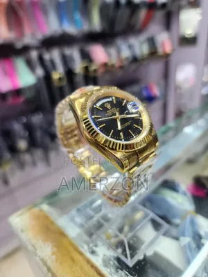 Rolex Wrist Watch Stainless Steel Chain