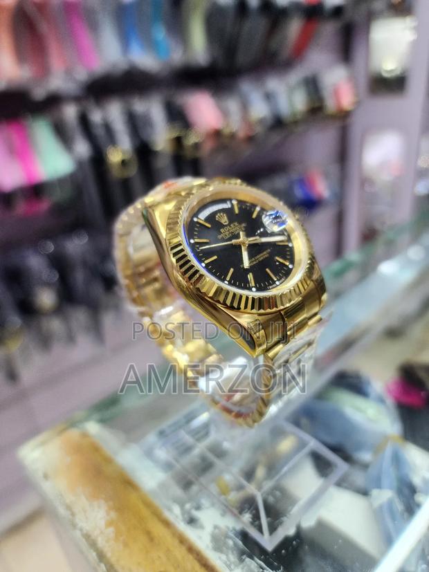 Rolex Wrist Watch Stainless Steel Chain