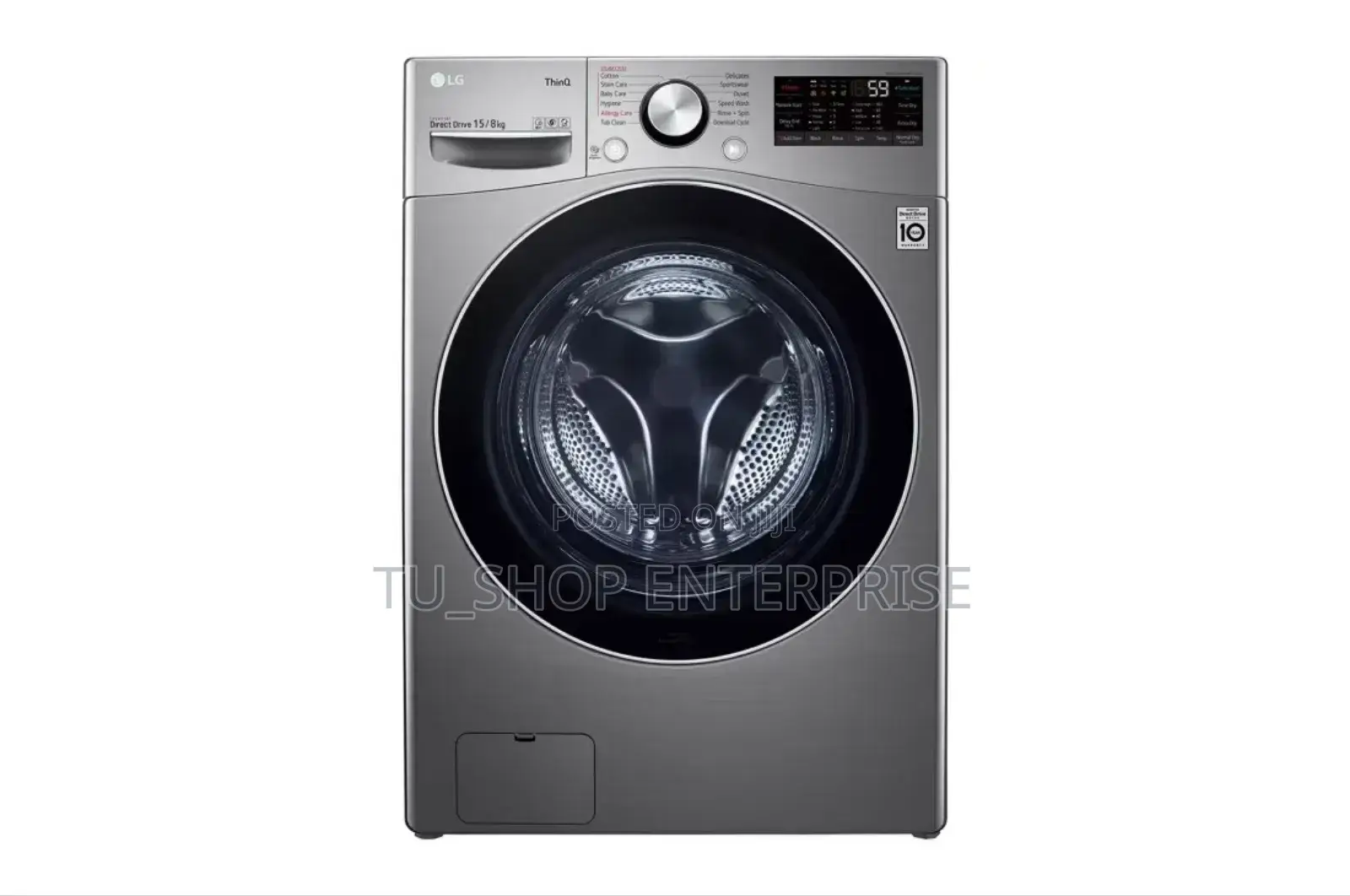 15kg/8 Kg | Front Load Washer/Dryer | Ai DDTM | Steamtm |