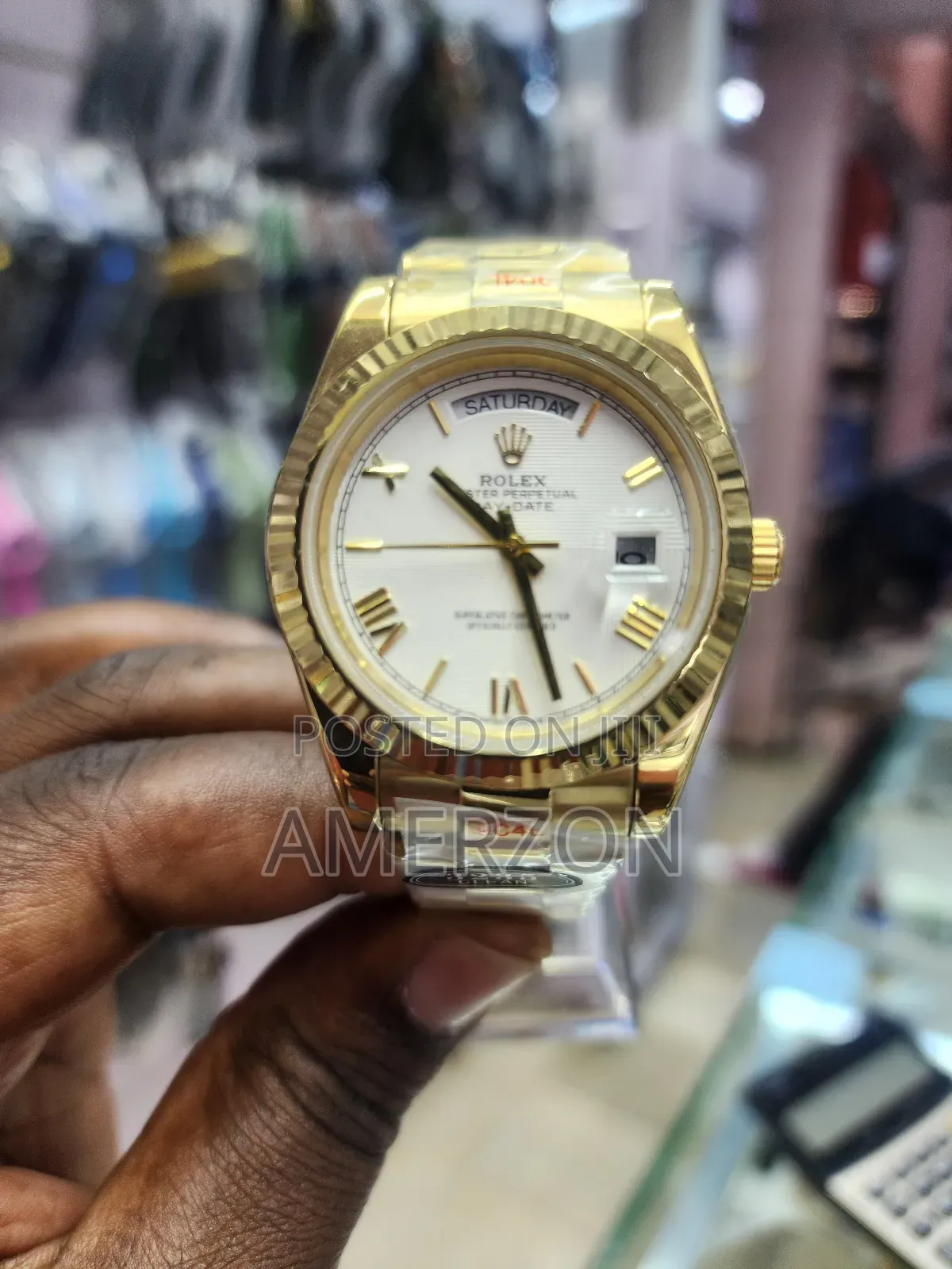Rolex Watch for Mens Automatic With Day Date