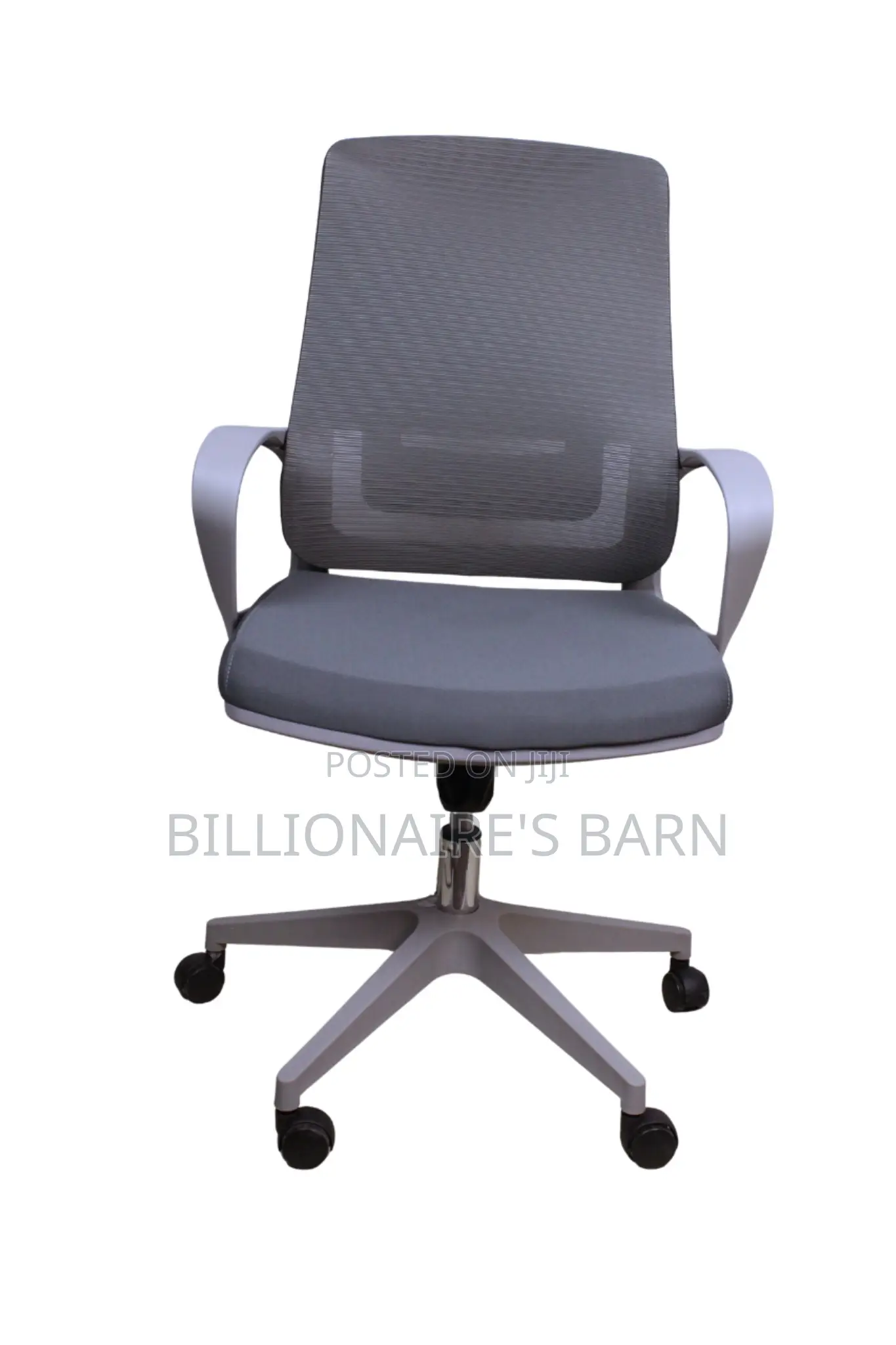 Office High Back Gray Mesh Chair