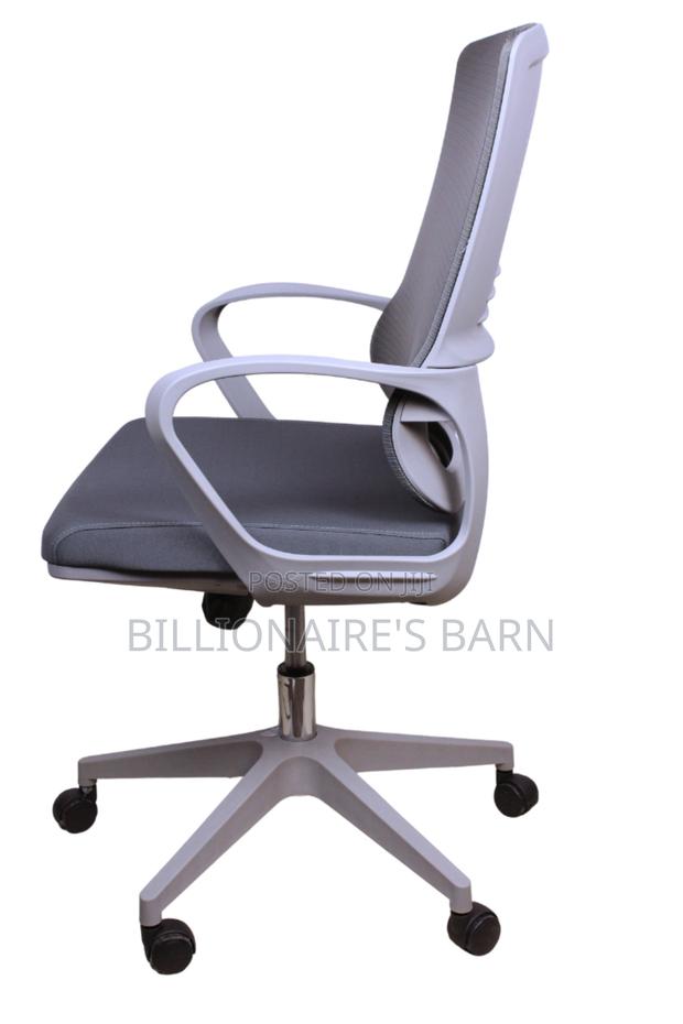 Office High Back Gray Mesh Chair - thumbnail 2