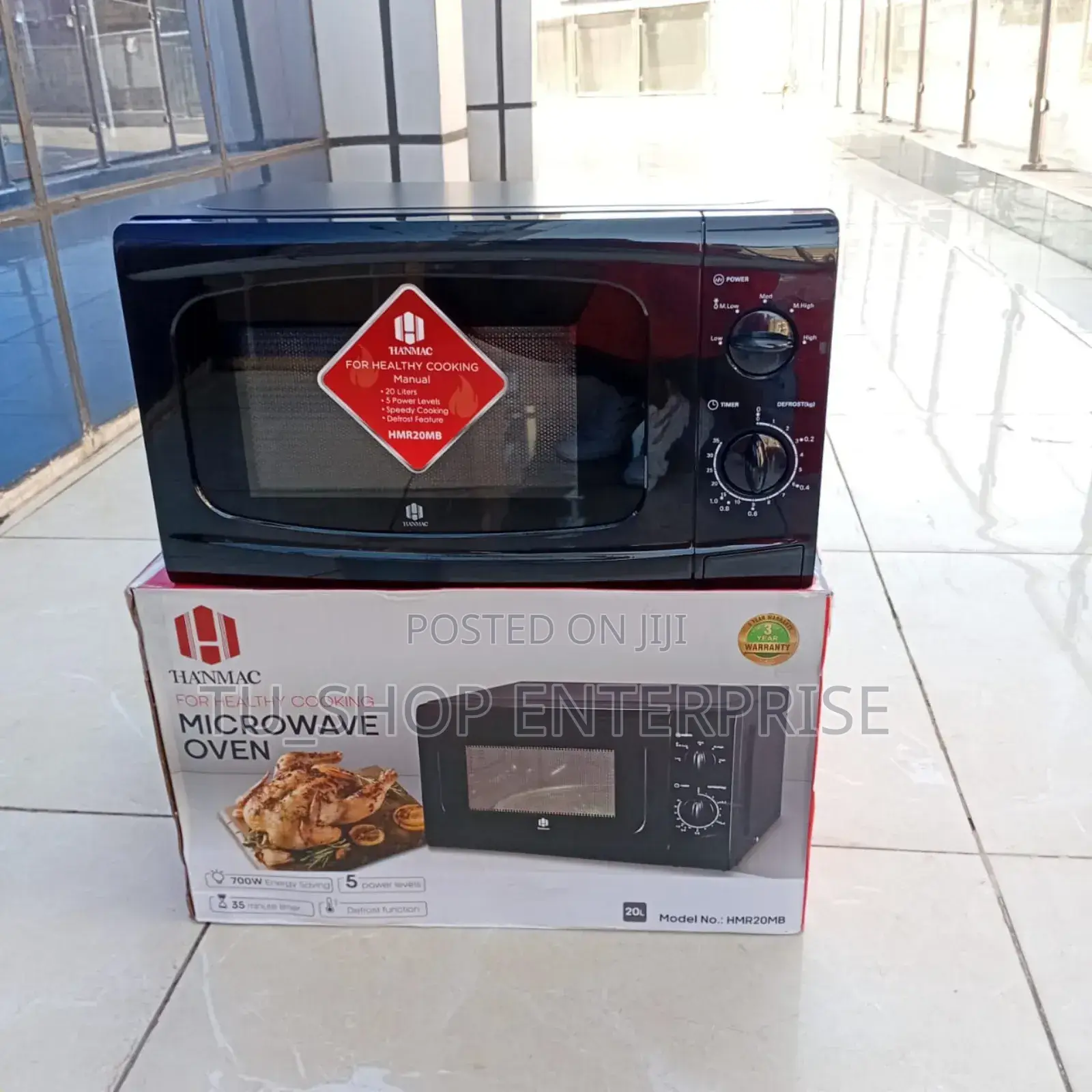 Microwave!!Hmr20mb(Manual Black) Hanmac 20litres