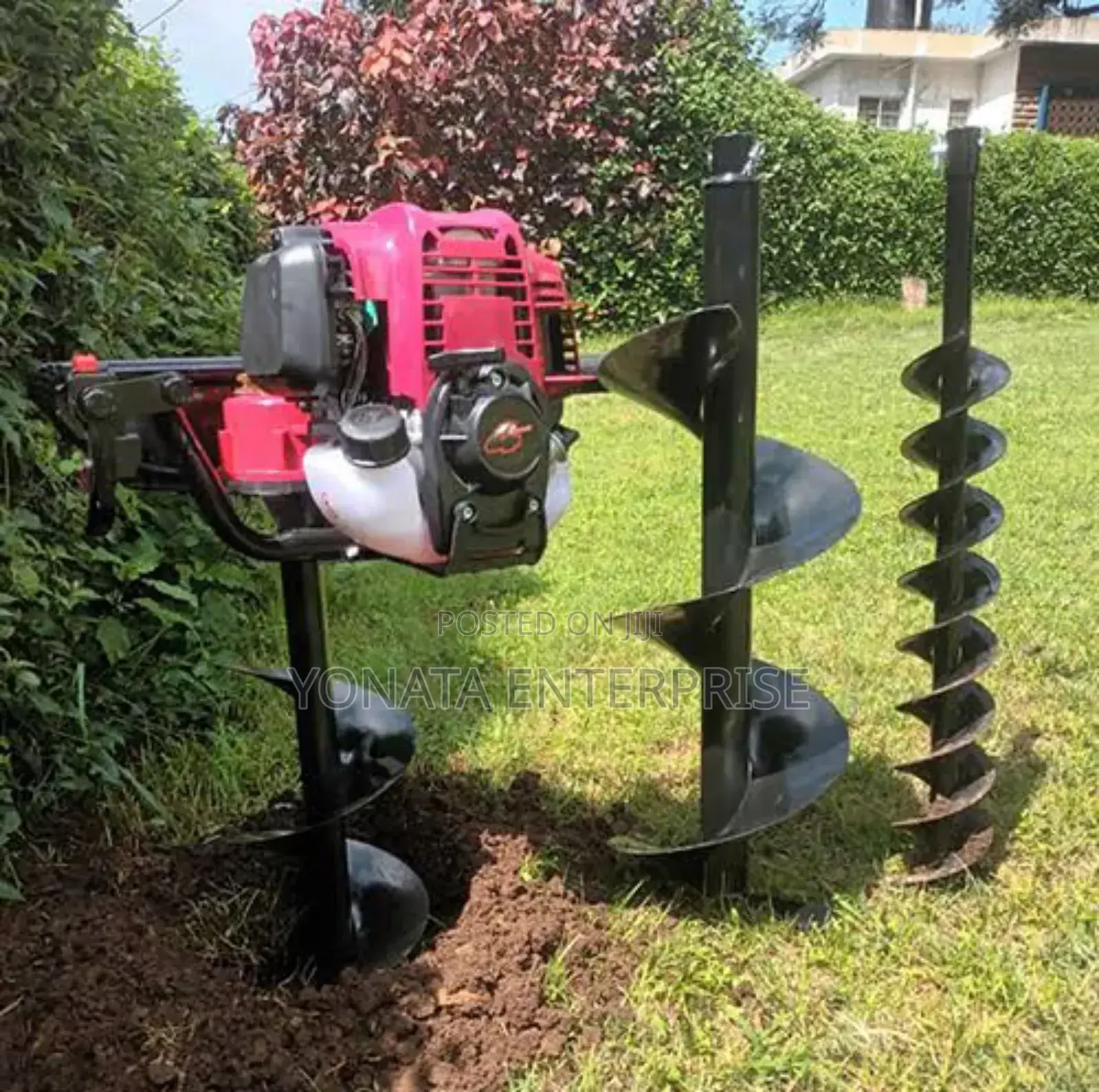 Heavy Duty 3 Blades Earth Auger 4 Stroke