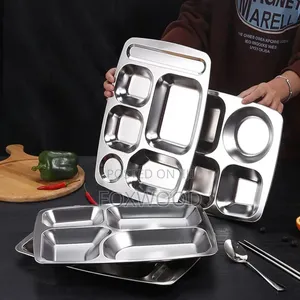 4 Division Steel Partitioned Plate