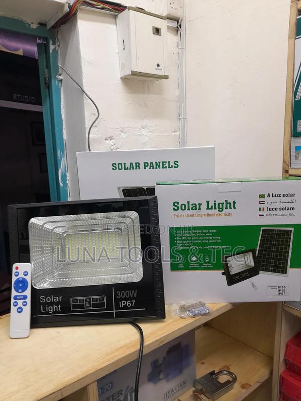 300w Solar Light With Panel and Remote