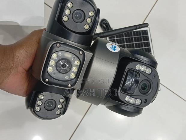 Solar 4g Triple Lens PTZ Camera Security CCTV Camera- - main view