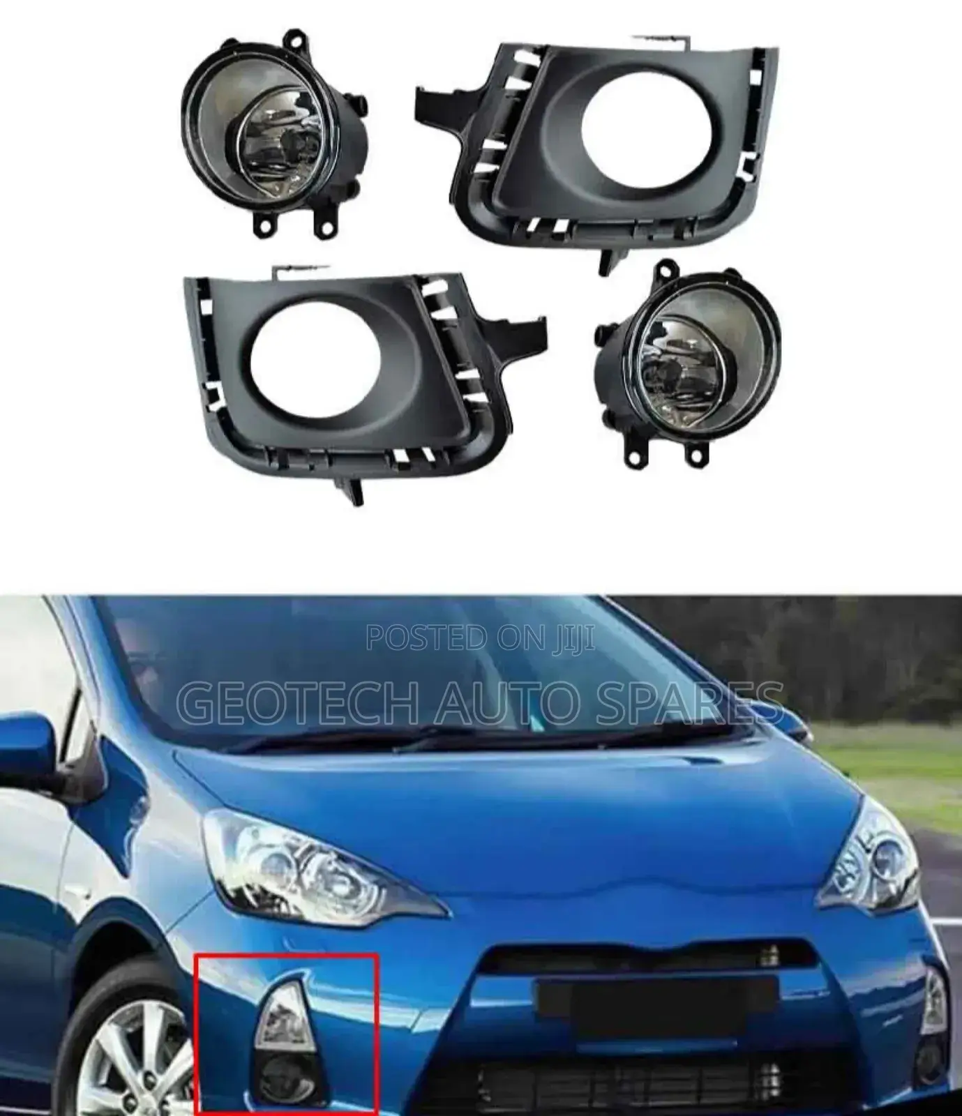Toyota Aqua Old Model Foglight Covers