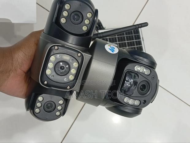 Wireless Solar Powered Security Camera With 3 Triple Lens - thumbnail 2