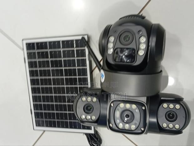 Solar Intelligence 4g (Simcard) V380 Triple Lens Camera