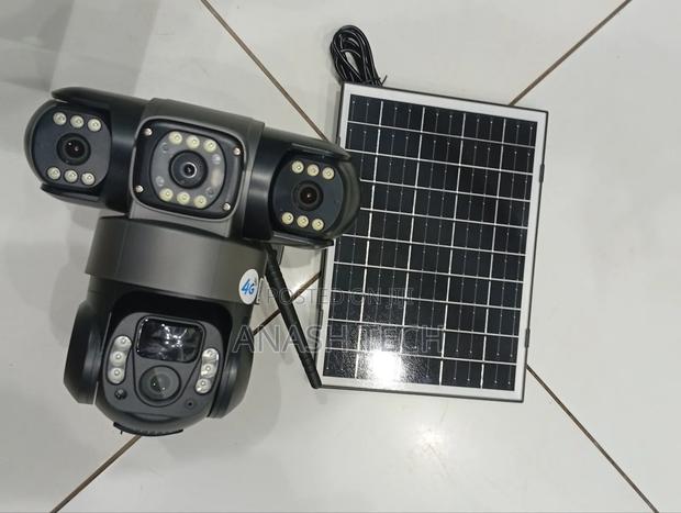 V380 Pro 3 Lens 4g Solar CCTV Waterproof Night Vision - thumbnail 3