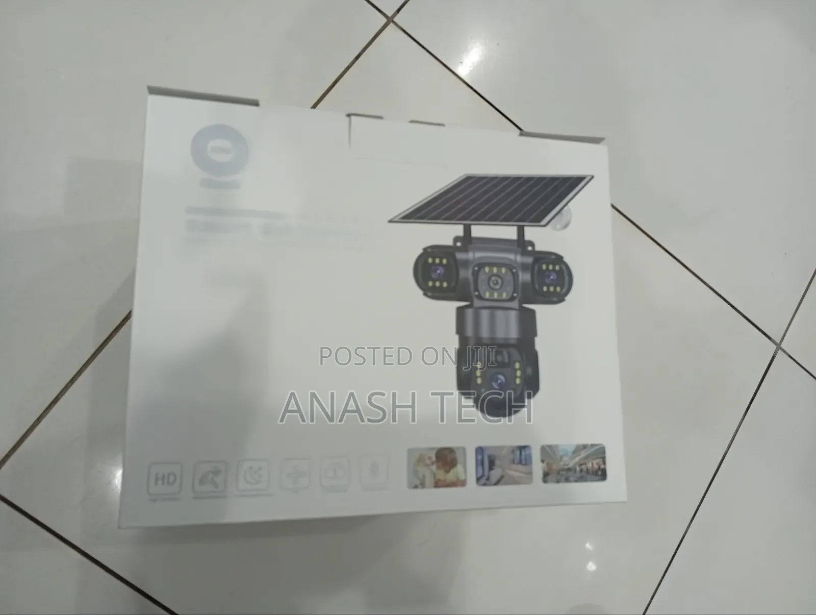 Solar Camera Triple Lens 4g Solar V380 Tripple Lens