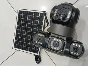 4g Simcard Triple Lens Wireless Solar PTZ Camera 3 Lenses - thumbnail 2
