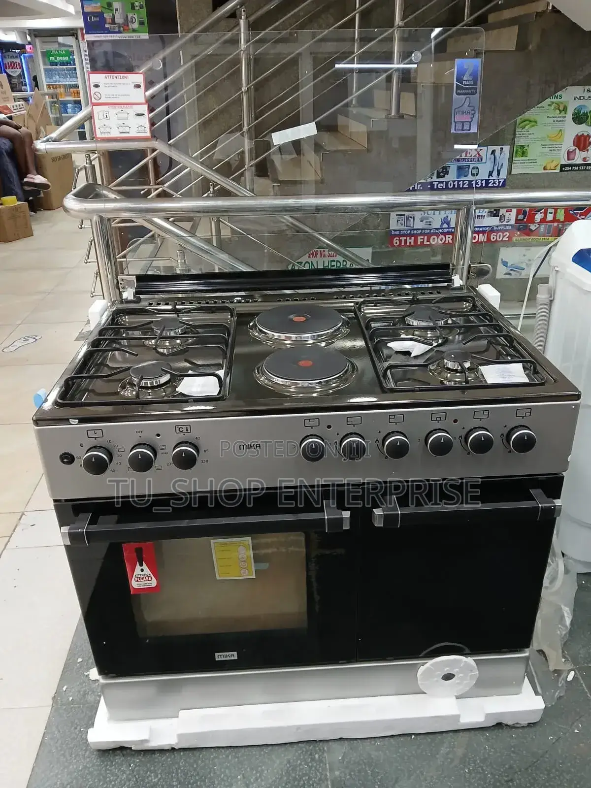 Haier 60 by 60 3+1 Wok Burner and Gas Sensor