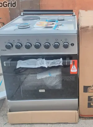 Silver Mika Cooker 58x58cm 3 G+ 1e With Electric Oven 