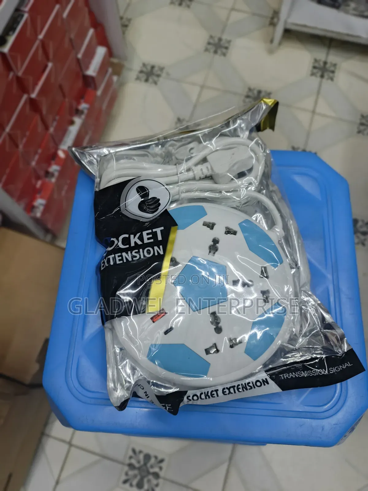 Socket Extention With A Football Design