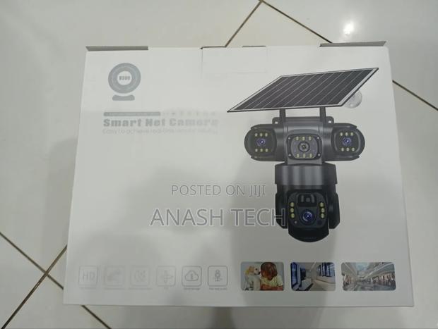 Surveillance Camera 3 Lenses PTZ 4g Simcard Solar Camera - main view