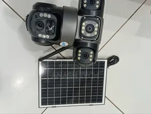 Surveillance Camera 3 Lenses PTZ 4g Simcard Solar Camera