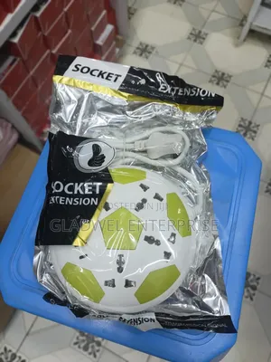 Electric Socket Extention Withva Football Design
